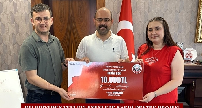 BELEDİYEDEN YENİ EVLENENLERE NAKDİ DESTEK PROJESİ