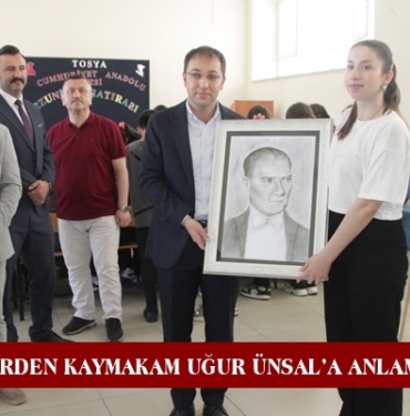 Tosya Cumhuriyet Anadolu Lisesi’nde Resim Sergisi