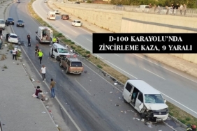 Tosya D-100 Karayolu’nda Zincirleme Kaza