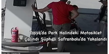 Tosya’da Park Halindeki Motosiklet Çalındı — Şüpheli Safranbolu’da Yakalandı