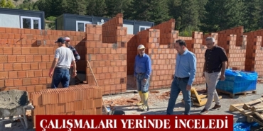 Belediye Başkan Yardımcısı Ahmet Büyükacar, Çalışmaları Yerinde İnceledi