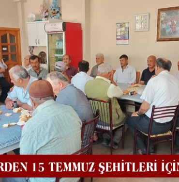 İnceDer Üyeleri 15 Temmuz Şehitleri için Hatim Okudu