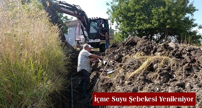 Mısmılağaç Köyü İçme Suyu Şebekesi Yenileniyor