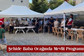Şehit Erkan Gökteke için Baba Ocağında Mevlit Programı