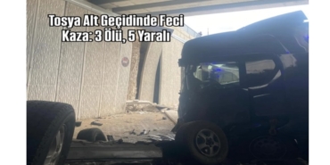 Tosya Alt Geçidinde Feci Kaza: 3 Ölü, 5 Yaralı