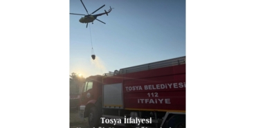 Tosya İtfaiyesi Karabük Yangın Bölgesinde