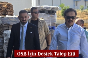 Tosya TSO Başkanı Mehmet Salih Tekeli OSB İçin Destek Talep Etti