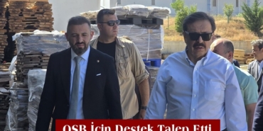 Tosya TSO Başkanı Mehmet Salih Tekeli OSB İçin Destek Talep Etti