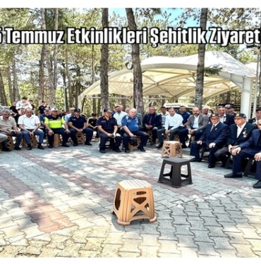 Tosya’da 15 Temmuz Etkinlikleri Şehitlik Ziyareti ile Başladı
