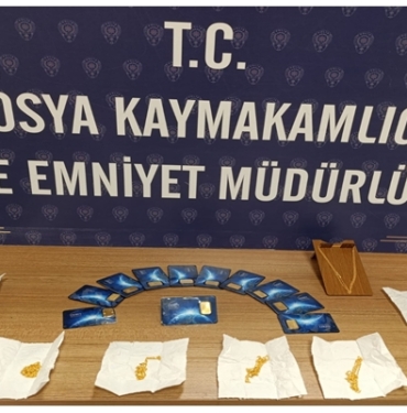 ASAYİŞ ŞUBEDEN SAHTE ALTIN OPERASYONU!