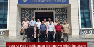 Tosya Ak Parti Teşkilatından İlçe Emniyet Müdürüne Ziyaret
