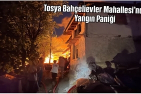 Tosya Bahçelievler Mahallesi’nde Yangın Paniği