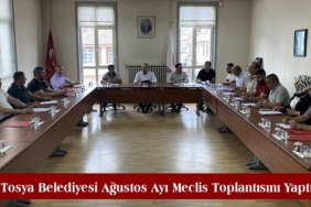Tosya Belediyesi Ağustos Ayı Meclis Toplantısını Yaptı