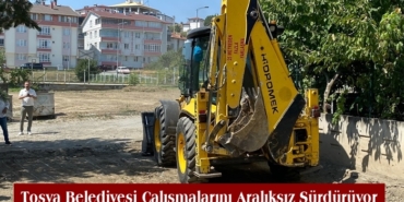 Tosya Belediyesi Çalışmalarını Aralıksız Sürdürüyor