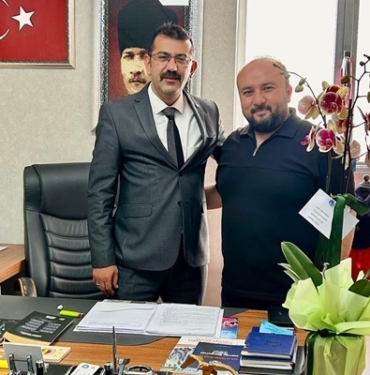 Açıksöz Gazetesi Sahibi Mehmet Ünsal’dan  İbrahim Tabakoğlu’na Hayırlı Olsun Ziyareti