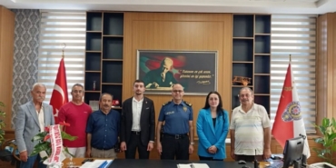 CHP İlçe Teşkilatından Emniyet Müdürü Mutlu Cenkış’a Hayırlı Olsun Ziyareti
