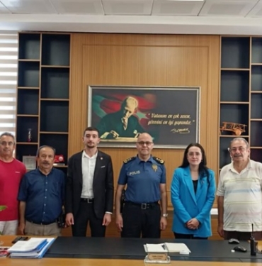 CHP İlçe Teşkilatından Emniyet Müdürü Mutlu Cenkış’a Hayırlı Olsun Ziyareti