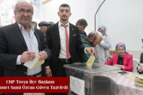 CHP Tosya İlçe Başkanı Mehmet Sami Özcan Güven Tazeledi