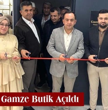 Gamze Butik Dualarla Açıldı