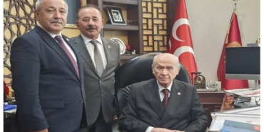 MHP İlçe Başkanı Suat Bazlamaçcı Genel Başkan Bahçeli’yi Ziyaret Etti