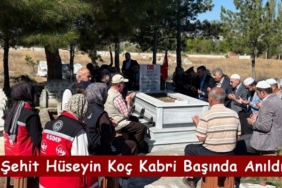 Şehit Hüseyin Koç Kabri Başında Anıldı