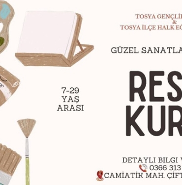Tosya Gençlik Merkezi’nde yeni kurslar başlıyor!