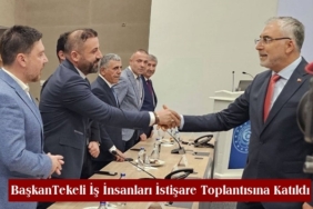 Tosya TSO Başkanı Mehmet Salih Tekeli İş İnsanları İstişare Toplantısına Katıldı