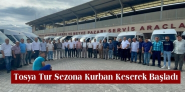 Tosya Tur Sezona Kurban Keserek Başladı