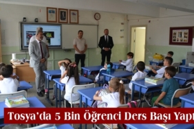 Tosya’da 5 Bin Öğrenci Ders Başı Yaptı