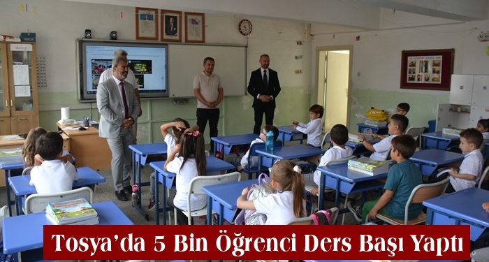 Tosya’da 5 Bin Öğrenci Ders Başı Yaptı