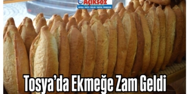 Tosya’da Ekmeğe Zam Geldi