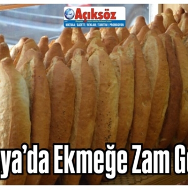 Tosya’da Ekmeğe Zam Geldi