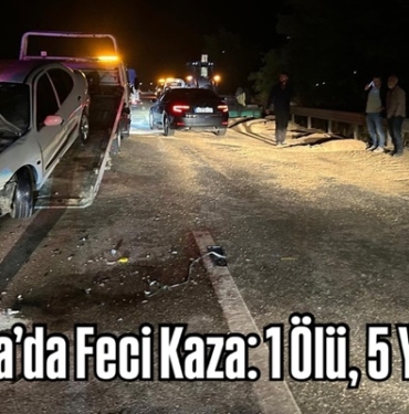Tosya’da Feci Kaza: 1 Ölü, 5 Yaralı