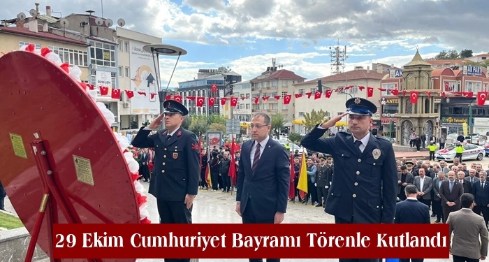 29 Ekim Cumhuriyet Bayramı Törenle Kutlandı
