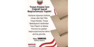 İlçemizin Kültürel Mirası Tosya Kesesi Tescilleniyor