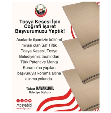 İlçemizin Kültürel Mirası Tosya Kesesi Tescilleniyor