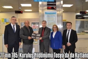 PTT’nin 185. Kuruluş Yıldönümü Tosya’da da Kutlandı