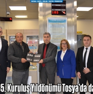 PTT’nin 185. Kuruluş Yıldönümü Tosya’da da Kutlandı