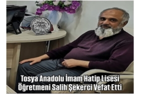 Tosya Anadolu İmam Hatip Lisesi Öğretmeni Salih Şekerci Vefat Etti