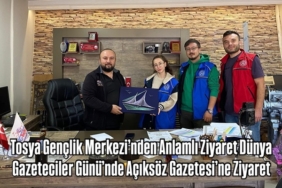 Tosya Gençlik Merkezi’nden Anlamlı Ziyaret: Dünya Gazeteciler Günü’nde Açıksöz Gazetesi’ne Ziyaret