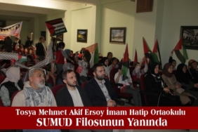 Tosya Mehmet Akif Ersoy İmam Hatip Ortaokulu SUMUD Filosunun Yanında