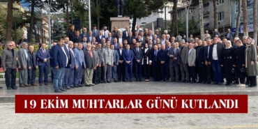 Tosya’da Muhtarlar Günü Törenle Kutlandı