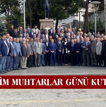 Tosya’da Muhtarlar Günü Törenle Kutlandı