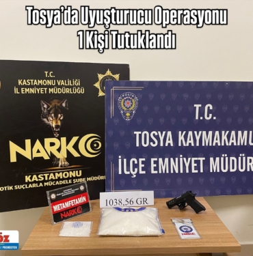 Tosya’da Uyuşturucu Operasyonu: 1 Kişi Tutuklandı