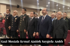 Gazi Mustafa Kemal Atatürk Saygıyla Anıldı