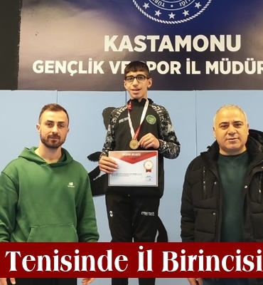 Özel Eğitim Öğrencisi Masa Tenisinde Kastamonu İl Birincisi Oldu