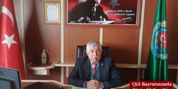 Tosya Ziraat Odası Başkanı Kadri Eken; ÇKS Başvurusunda 31 Aralık Son Gün