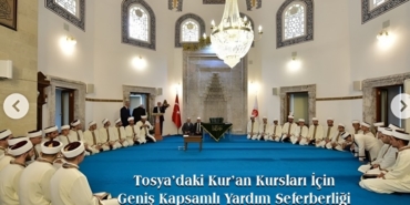 Tosya’daki Kur’an Kursları İçin Geniş Kapsamlı Yardım Seferberliği