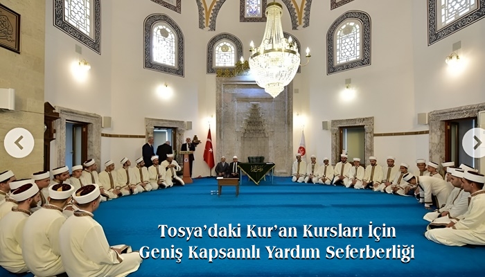 Tosya’daki Kur’an Kursları İçin Geniş Kapsamlı Yardım Seferberliği