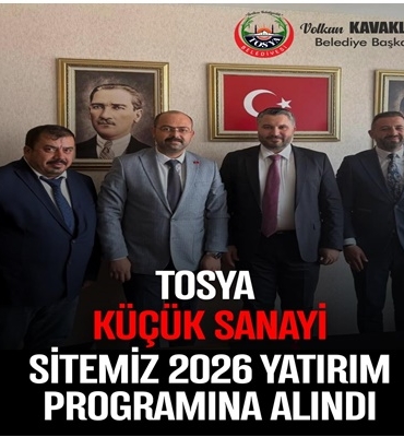 Biz Çalışacağız, Tosya Kazanacak: Küçük Sitemiz 2026 Yılı Yatırım Programında Sanayi